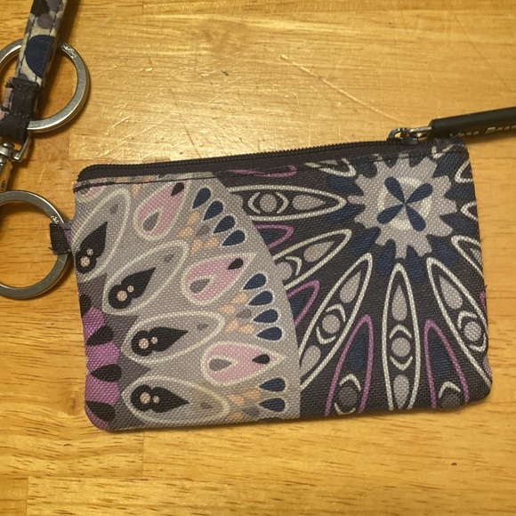 Vera Bradley Zip ID Case with Lanyard - Picture 3 of 4